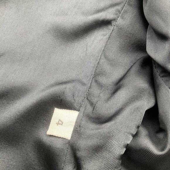 VTG L.S. Ayres Women 4 Navy Blue Wool Blazer Gold Tone Buttons Equestrian Preppy - Picture 5 of 15